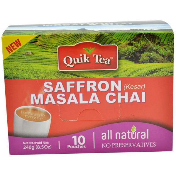 QUIK SAFRON MASLA CHAI 8.5 OZ