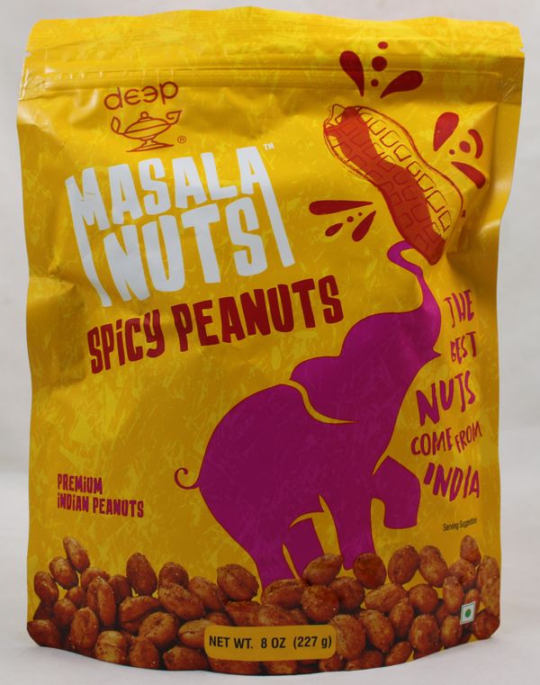 MM SPICY PEANUTS 8 OZ