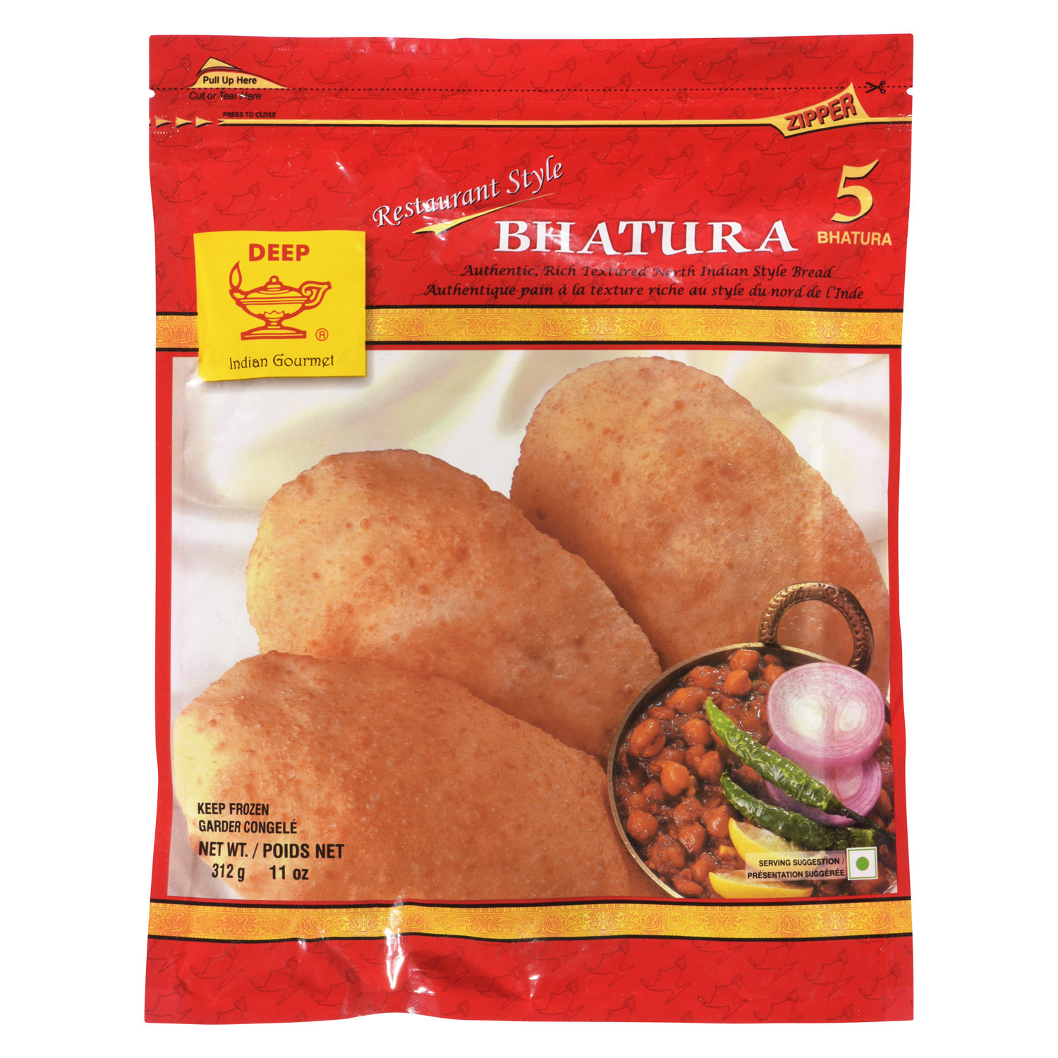 DEEP BHATURA 4 PCS