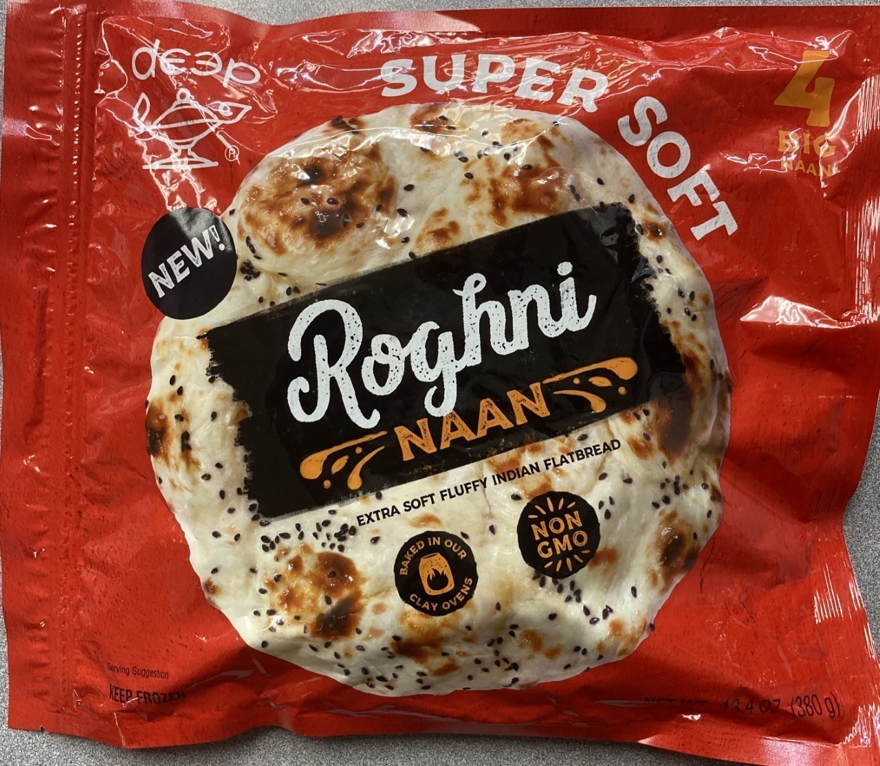 DEEP ROGHNI NAAN 4 PCS
