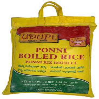 UDUPI PONNI RAW PARBOILED 20LB