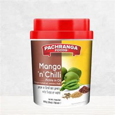 PACH. MANGO GREEN CHILLI PKL 800G